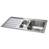 Carron Phoenix Ibis 150 1.5 Bowl Stainless Steel Kitchen Sink - Left Hand Drainer - 101.0042.891 2 Carron Phoenix Ibis 150 1.5 Bowl Stainless Steel Kitchen Sink - Left Hand Drainer - 101.0042.891 -Best Kitchen Items 101.0042.891
