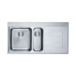 Franke Epos 1.5 Bowl Inset Kitchen Sink With Right Hand Drainer EOX 651-100 - Stainless Steel - 101.0381.861