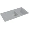 Carron Phoenix Debut 150 1.5 Bowl Granite Kitchen Sink - Stone Grey - 114.0252.436 -Best Kitchen Items 114.0252.436