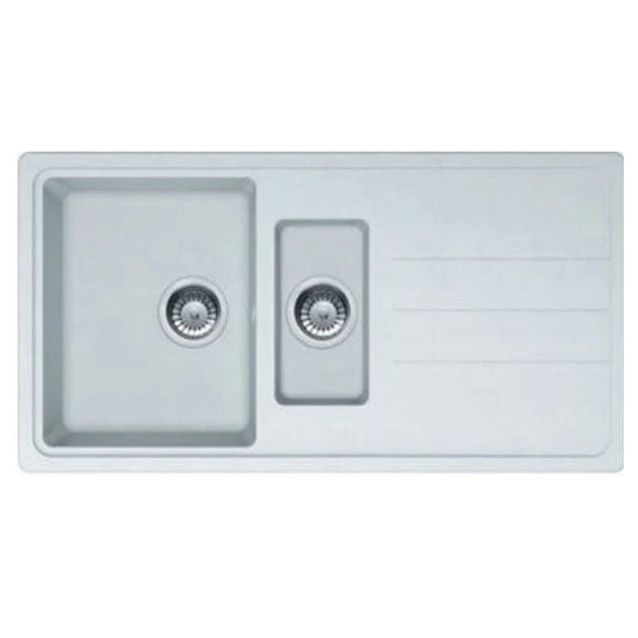 Carron Phoenix Janus 150 1.5 Bowl Synthetic Kitchen Sink - Arctic White - 114.0308.263 3 Carron Phoenix Janus 150 1.5 Bowl Synthetic Kitchen Sink - Arctic White - 114.0308.263