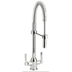 Carron Phoenix Dante Pro Pull Out Dual Lever Kitchen Tap - Chrome - 115.0191.084
