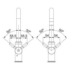 Franke Omni Contemporary 4-in-1 Manual Kitchen Tap - Stainless Steel - 119.0517.663 10 Franke Omni Contemporary 4-in-1 Manual Kitchen Tap - Stainless Steel - 119.0517.663 -Best Kitchen Items 119.0517.663 line draw