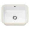 Franke By V&B 1 Bowl Undermount Ceramic Kitchen Sink VBK 110-50 - White - 126.0381.823 -Best Kitchen Items 126.0381.823