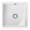 Franke Kubus 1 Bowl Undermount Ceramic Kitchen Sink KBK 110-40 - White - 126.0438.430 -Best Kitchen Items 126.0438.430