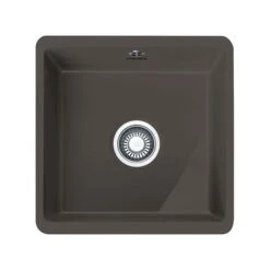Franke Kubus 1 Bowl Undermount Ceramic Kitchen Sink KBK 110-40 - Graphite - 126.0532.320