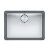 Franke Mythos 1 Bowl Inset Kitchen Sink MYX 210-55 - Stainless Steel - 127.0607.101 -Best Kitchen Items 127.0607.101 main