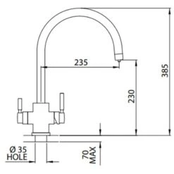 Perrin & Rowe 3-in-1 Hot Water Kitchen Tap - Chrome - 1912CP 9 Perrin & Rowe 3-in-1 Hot Water Kitchen Tap - Chrome - 1912CP -Best Kitchen Items 1912cp 3
