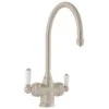 Perrin & Rowe 3-in-1 Hot Water Kitchen Tap - Nickel - 1937NI -Best Kitchen Items 1937ni