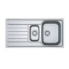 Franke Spark 1.5 Bowl Kitchen Sink With Reversible Drainer SKX 651-100 - Stainless Steel - 101.0489.947 -Best Kitchen Items 1 0 101.0489.947