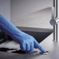 Blanco PushControl Advanced Waste Button - Stainless Steel - 233696 -Best Kitchen Items 233696 lifestyle