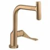 Axor Citterio Single Lever Kitchen Mixer Select 230 With Pull-Out Spout - Brushed Bronze - 39861140 -Best Kitchen Items 3 9 39861140