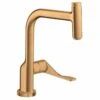 Axor Citterio Single Lever Kitchen Mixer Select 230 With Pull-Out Spout - Brushed Gold Optic - 39861250 1 Axor Citterio Single Lever Kitchen Mixer Select 230 With Pull-Out Spout - Brushed Gold Optic - 39861250 -Best Kitchen Items 3 9 39861250