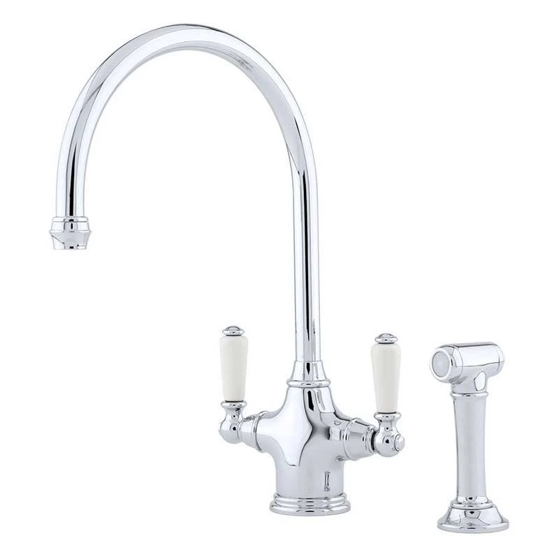 Perrin & Rowe Phoenician Kitchen Mixer Tap - Chrome - 4360CPWPC 3 Perrin & Rowe Phoenician Kitchen Mixer Tap - Chrome - 4360CPWPC