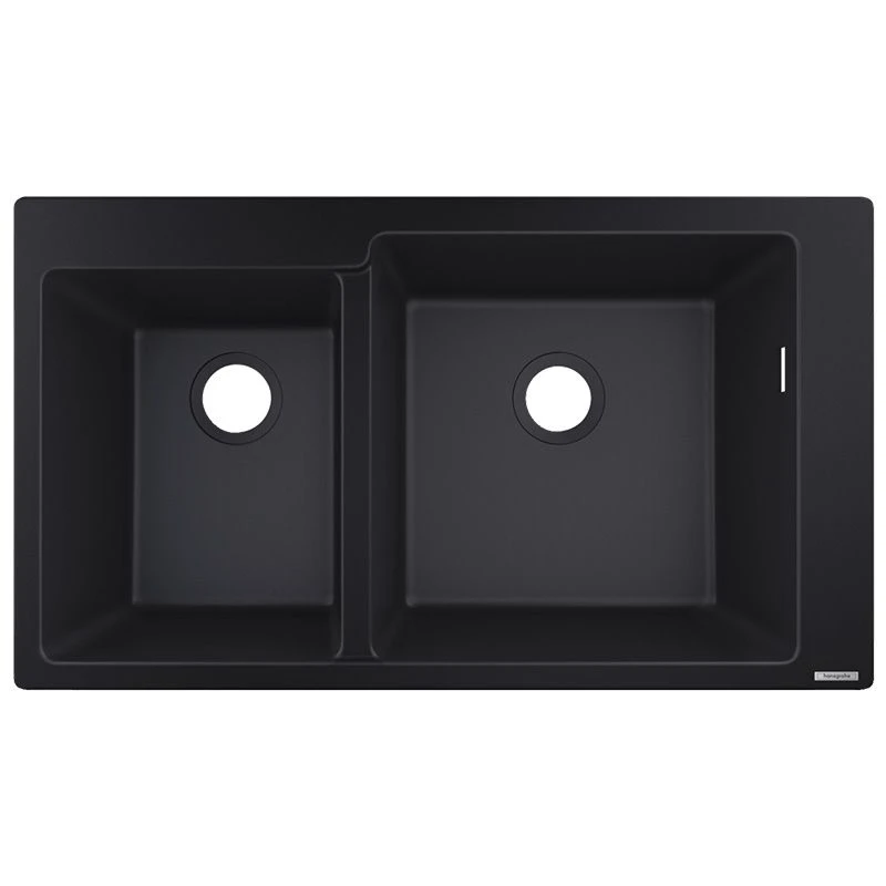 Hansgrohe S510-F760 Built-in Kitchen Sink 305/435 - Graphite Black - 43317170 3 Hansgrohe S510-F760 Built-in Kitchen Sink 305/435 - Graphite Black - 43317170