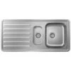 Hansgrohe S4111-F540 Built-in Kitchen Sink 340/150/400 With Drainboard - Stainless Steel - 43342800 2 Hansgrohe S4111-F540 Built-in Kitchen Sink 340/150/400 With Drainboard - Stainless Steel - 43342800 -Best Kitchen Items 4 4 3 43342800