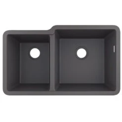 Hansgrohe S510-U760 Undermount Kitchen Sink 305/435 - Stone Grey - 43436290