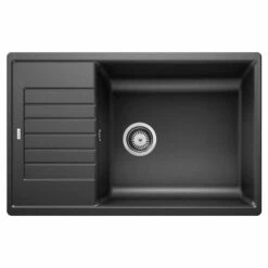 Blanco Zia XL 6 S Compact Reversible Silgranit 1 Bowl Inset Kitchen Sink - Anthracite - 523273