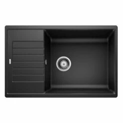 Blanco ZIA XL 6 S Compact Reversible Silgranit 1 Bowl Inset Kitchen Sink - Black - 526019