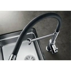 Blanco CATRIS-S Flexo Kitchen Tap With Flexible Rubber Hose - Black Matt - 525793 -Best Kitchen Items 5 2 525793 4