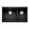 Blanco SUBLINE 430/270-U LH Silgranit 1.5 Bowl Undermount Kitchen Sink With Manual InFino Waste - Black - 525991 2 Blanco SUBLINE 430/270-U LH Silgranit 1.5 Bowl Undermount Kitchen Sink With Manual InFino Waste - Black - 525991 -Best Kitchen Items 5 2 525991