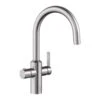 Blanco Drink.hot TAMPERA 3-in-1 Swivel Hose PVD Steel Kitchen Tap - Stainless Steel - 526560