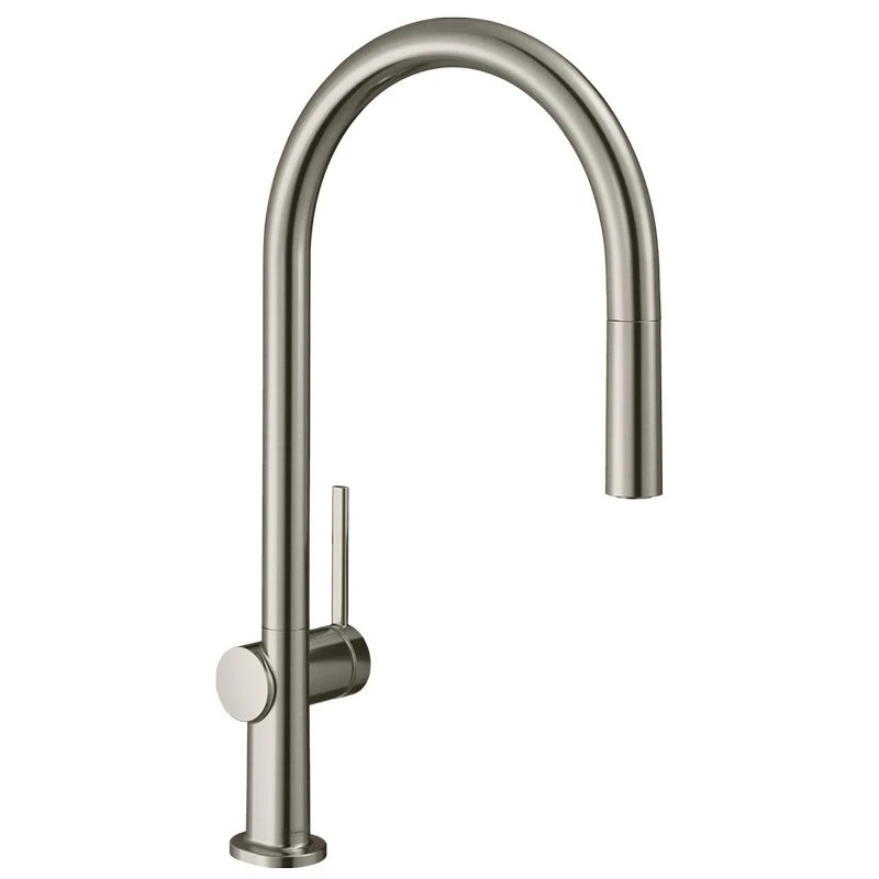 Hansgrohe Talis M54 Single Lever Kitchen Mixer 210, Pull-Out Spout, 1jet - Stainless Steel - 72802800 3 Hansgrohe Talis M54 Single Lever Kitchen Mixer 210, Pull-Out Spout, 1jet - Stainless Steel - 72802800