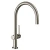 Hansgrohe Talis M54 Single Lever Kitchen Mixer 220, 1jet - Stainless Steel - 72804800 -Best Kitchen Items 7 2 72804800