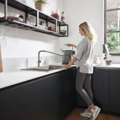 Hansgrohe Talis M54 Single Lever Kitchen Mixer 270, Pull-Out Spout, 1jet, SBox - Chrome - 72809000 -Best Kitchen Items 7 2 72809000 2