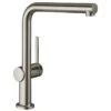 Hansgrohe Talis M54 Single Lever Kitchen Mixer 270, Pull-Out Spout, 1jet, SBox - Stainless Steel - 72809800 -Best Kitchen Items 7 2 72809800