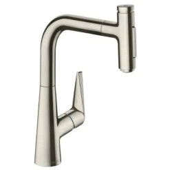 Hansgrohe Talis Select M51 Single Lever Kitchen Mixer 220, Pull-Out Spray, 2jet, SBox - Stainless Steel - 73868800