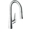 Hansgrohe Talis M51 Single Lever Kitchen Mixer 200, Eco, Pull-Out Spray, 2jet, SBox - Chrome - 73876000 -Best Kitchen Items 7 3 73876000