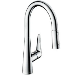 Hansgrohe Talis M51 Single Lever Kitchen Mixer 200, Eco, Pull-Out Spray, 2jet, SBox - Chrome - 73876000