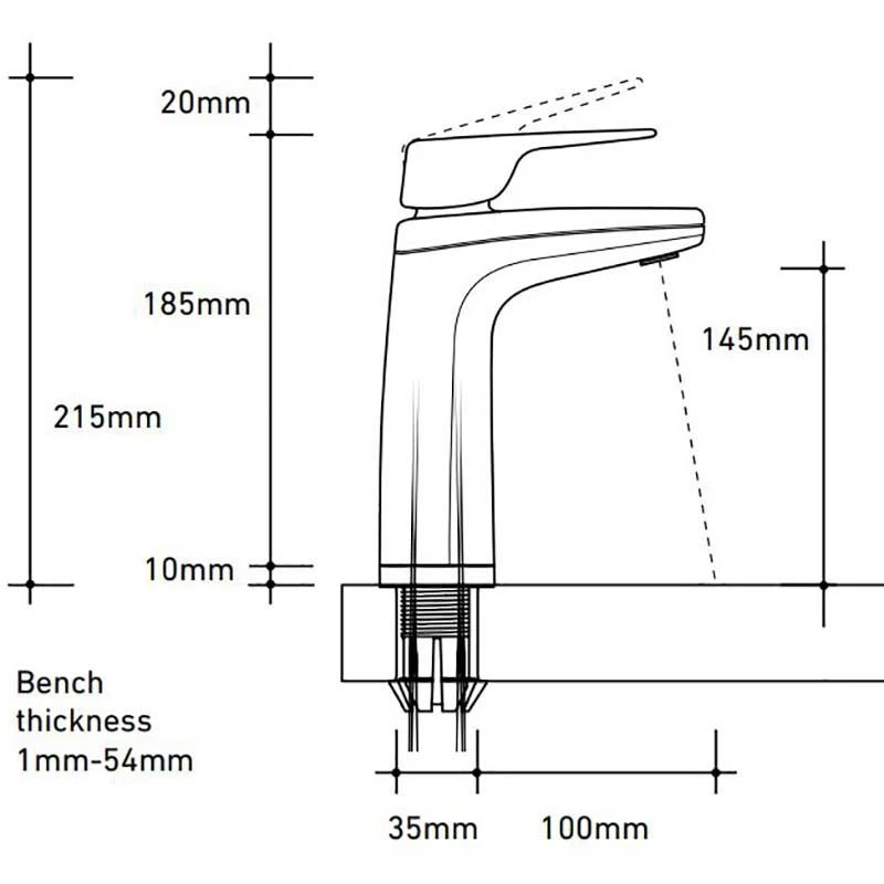 Billi Quadra Sparkling: 60 - 100 User System Tap - 906060LCHUK 3 Billi Quadra Sparkling: 60 - 100 User System Tap - 906060LCHUK