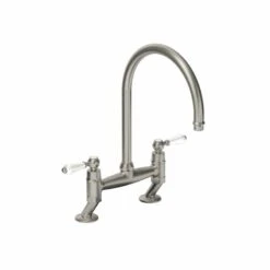 Abode Ludlow Bridge Kitchen Tap Brushed Nickel - AT1217
