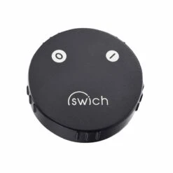 Abode Swich Diverter Valve Round Handle Matt Black - AT2107