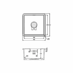 Abode Sandon Single Bowl Ceramic Kitchen Sink - White - AW1030 7 Abode Sandon Single Bowl Ceramic Kitchen Sink - White - AW1030 -Best Kitchen Items a w aw1030 2