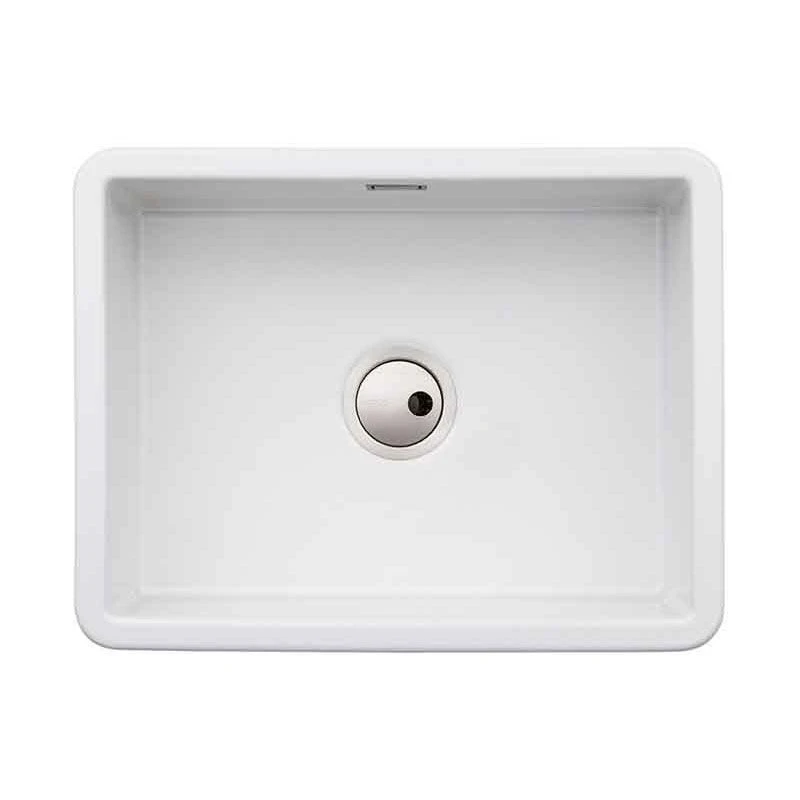 Abode Sandon Single Bowl Ceramic Kitchen Sink - White - AW1031 3 Abode Sandon Single Bowl Ceramic Kitchen Sink - White - AW1031