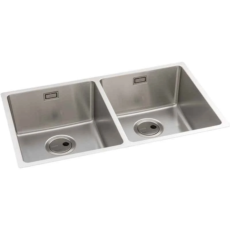 Abode Matrix 2 Bowl Stainless Steel Kitchen Sink - AW5123 4 Abode Matrix 2 Bowl Stainless Steel Kitchen Sink - AW5123 - Image 2
