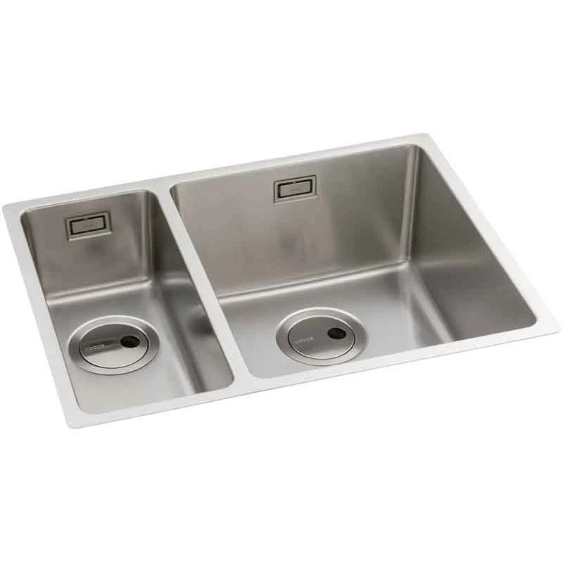 Abode Matrix 1.5 Bowl Stainless Steel Kitchen Sink - AW5126 4 Abode Matrix 1.5 Bowl Stainless Steel Kitchen Sink - AW5126 - Image 2