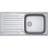 Franke Antea 1 Bowl Inset Kitchen Sink Reversible AZN 611-100 - Stainless Steel - 101.0489.525 1 Franke Antea 1 Bowl Inset Kitchen Sink Reversible AZN 611-100 - Stainless Steel - 101.0489.525 -Best Kitchen Items antea