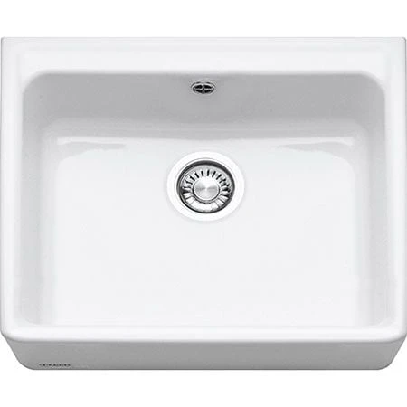 Franke Belfast 1 Bowl Ceramic Kitchen Sink VBK 710-57 - White - 130.0381.800 4 Franke Belfast 1 Bowl Ceramic Kitchen Sink VBK 710-57 - White - 130.0381.800 - Image 2