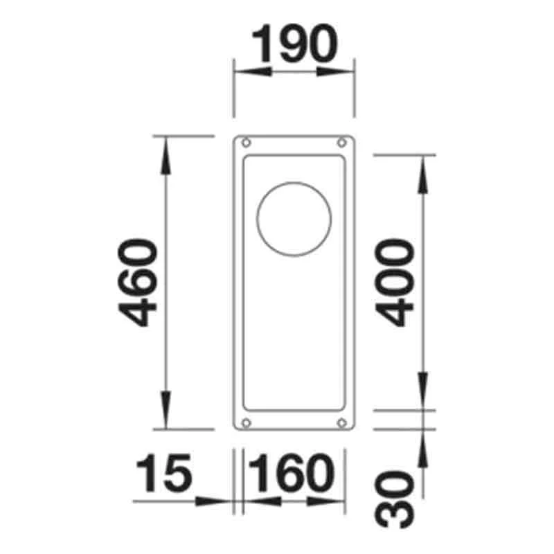 Blanco SUBLINE 160-U Silgranit 1 Bowl Undermount Kitchen Sink With Manual InFino Waste - Volcano Grey - 526799 4 Blanco SUBLINE 160-U Silgranit 1 Bowl Undermount Kitchen Sink With Manual InFino Waste - Volcano Grey - 526799 - Image 2