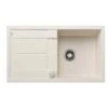 Blanco METRA 5 S Silgranit 1 Bowl Inset Reversible Kitchen Sink - Soft White - 527109 -Best Kitchen Items b l blanco 527109