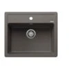 Blanco LEGRA 6 Silgranit 1 Bowl Inset Kitchen Sink - Volcano Grey - 527269 -Best Kitchen Items b l blanco 527269