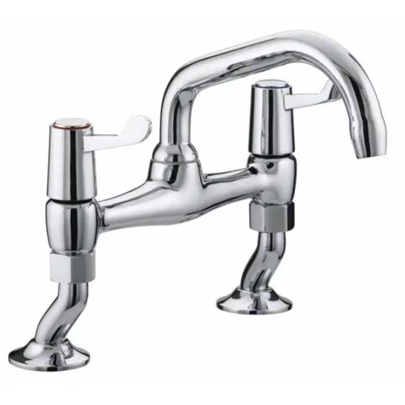 Bristan Value Lever Pillar Bridge Kitchen Mixer Tap - Chrome - VAL2 PSNK C CD 3 Bristan Value Lever Pillar Bridge Kitchen Mixer Tap - Chrome - VAL2 PSNK C CD