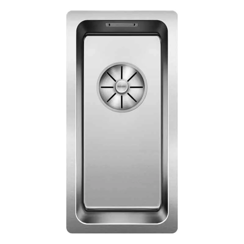 Blanco ANDANO 180-U 1 Bowl Stainless Steel Kitchen Sink With Manual InFino Drain System - Satin Polish - 522952 3 Blanco ANDANO 180-U 1 Bowl Stainless Steel Kitchen Sink With Manual InFino Drain System - Satin Polish - 522952