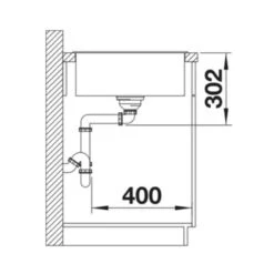 Blanco AXIA III XL 6 S 1 Bowl Inset Silgranit Reversible Kitchen Sink With Remote Control InFino Drain System - White - 523514 8 Blanco AXIA III XL 6 S 1 Bowl Inset Silgranit Reversible Kitchen Sink With Remote Control InFino Drain System - White - 523514 -Best Kitchen Items blanco axia 523514 dimensions 1