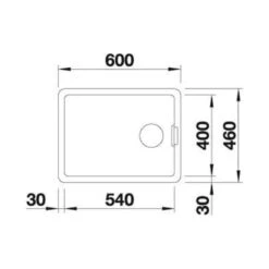 Blanco Belfast 1 Bowl Reversible Ceramic Kitchen Sink - Crystal White - 518497 7 Blanco Belfast 1 Bowl Reversible Ceramic Kitchen Sink - Crystal White - 518497 -Best Kitchen Items blanco belfast 518497 dimensions