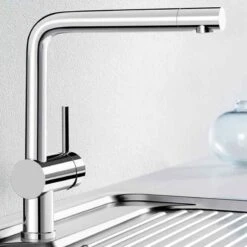 Blanco LINUS Galvanic Chrome Kitchen Tap - Chrome - BM2150CH -Best Kitchen Items blanco linus 514019 1