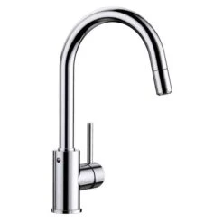 Blanco MIDA-S Pull-Out Spout Glavanic Chrome Kitchen Tap - Chrome - BM3121CH